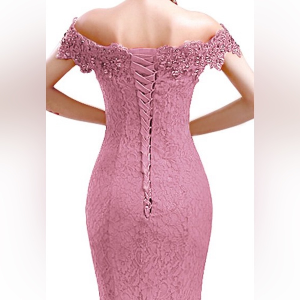 Beautiful dusty rose formal dress size 6 - Picture 3 of 7